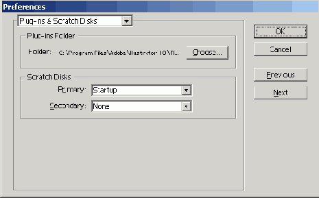  Preferences/Plugins&Scratch Disks